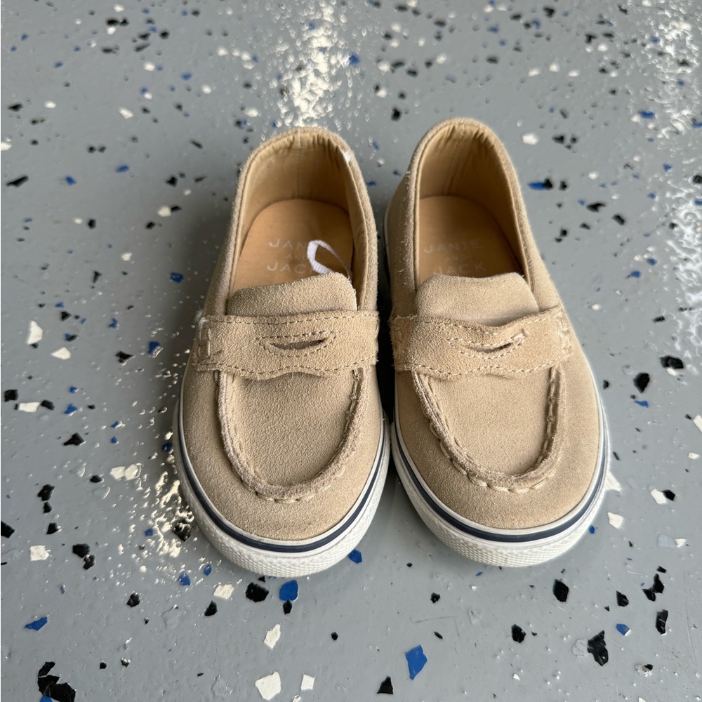 Janie and Jack SUEDE PENNY LOAFER SNEAKER size 6 toddler
